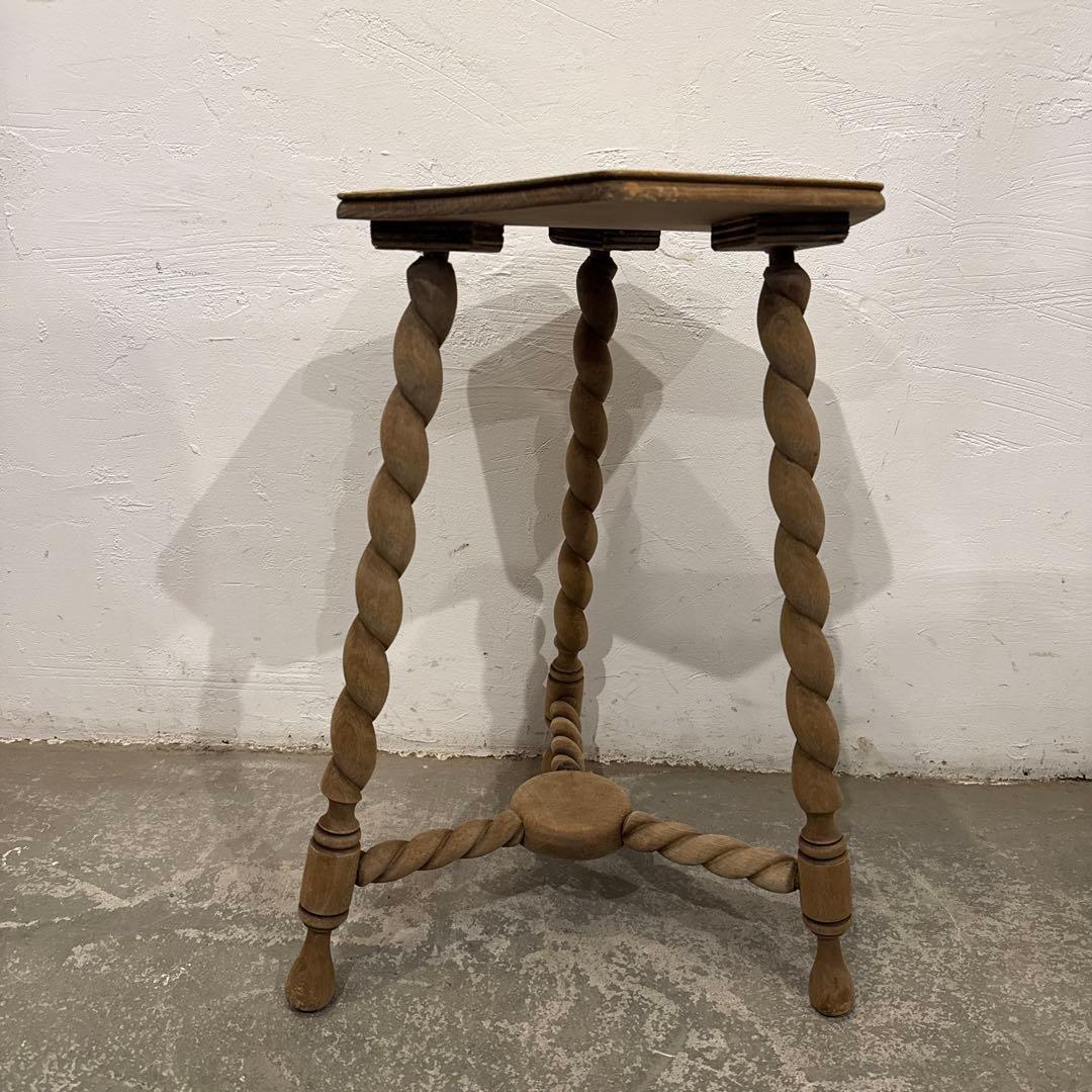 年末年始saleヴィンテージ 木製サイドテーブル 剥離の通販