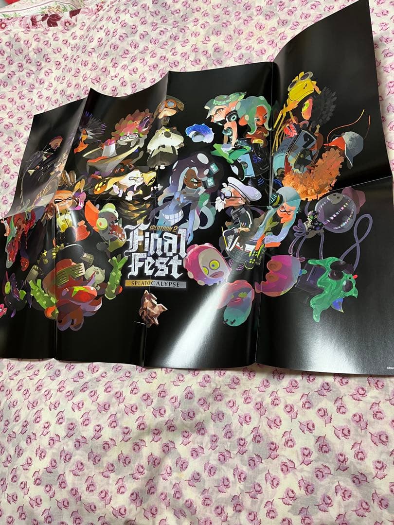 Splatoon2 スプラトゥーン2 イカすB2ポスター3種セット 八つ折り