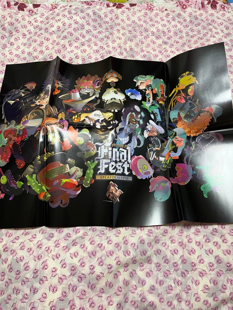 Splatoon2 スプラトゥーン2 イカすB2ポスター3種セット 八つ折り
