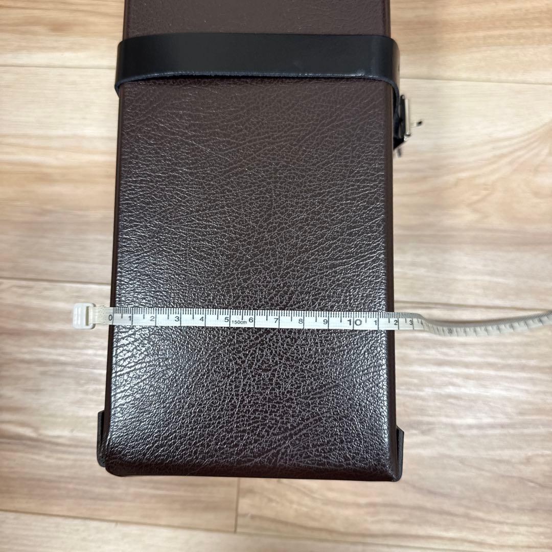 アライア シューズボックス ストラップ付き 牛革 収納ケース alaia