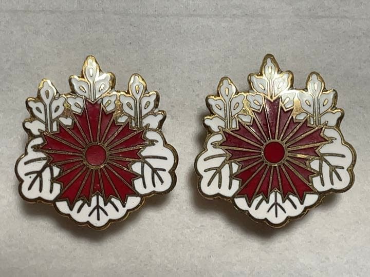 国鉄公安襟章 即決 】 国鉄 鉄道公安官 識別章 ピンバッジ 純銀製 鉄道