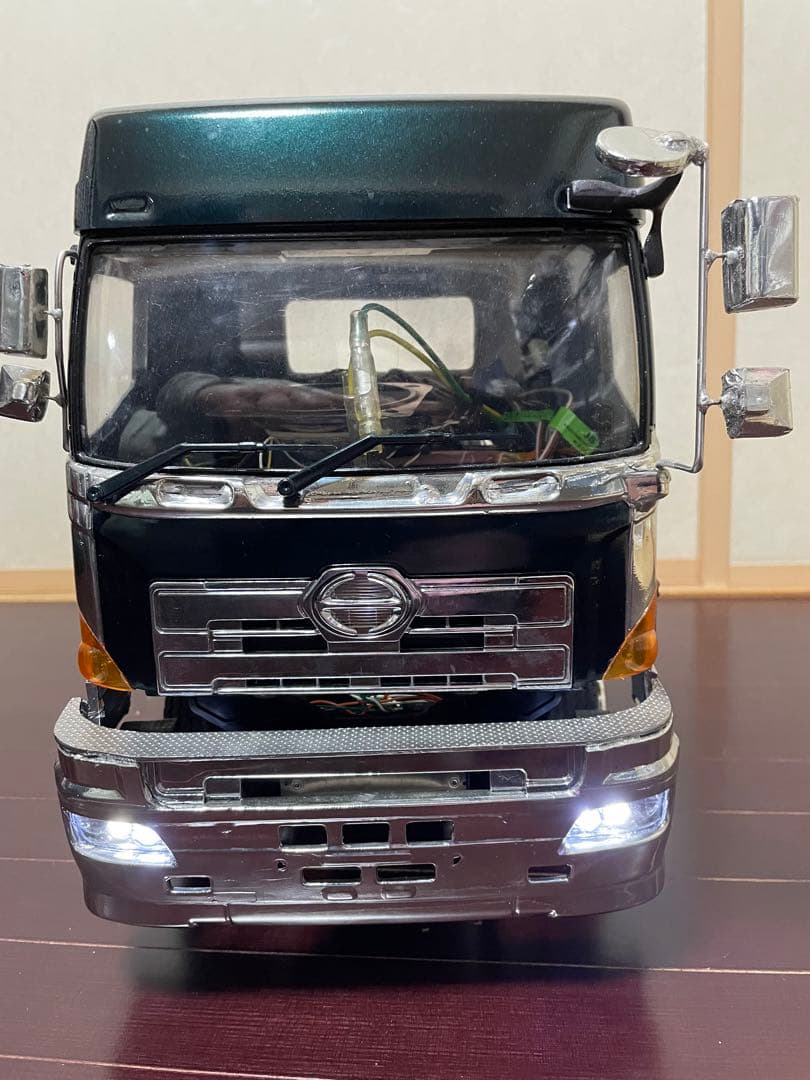 タミヤ 1/14 17プロフィア 20ft海コンシャーシ フルオぺ トレーラー