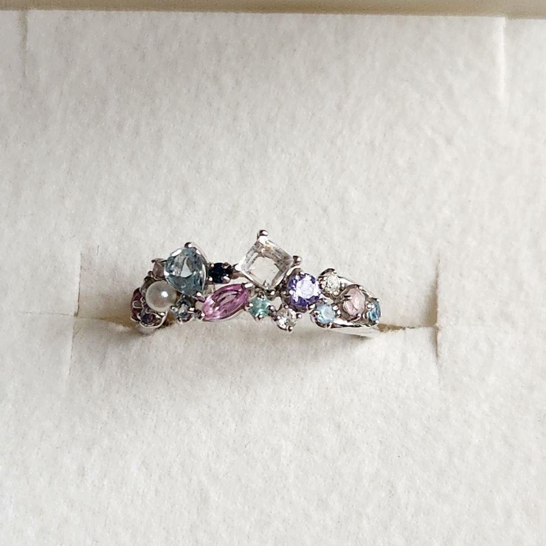 ビズー K18スノールナコフレWG 9号箱保証書付き