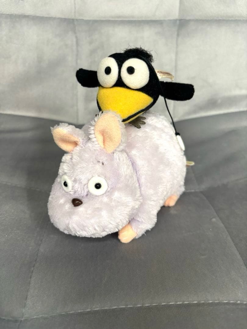 千と千尋の神隠し　【希少】ぶるぶるハエドリ　ふかふか坊ねずみ　ぬいぐるみ