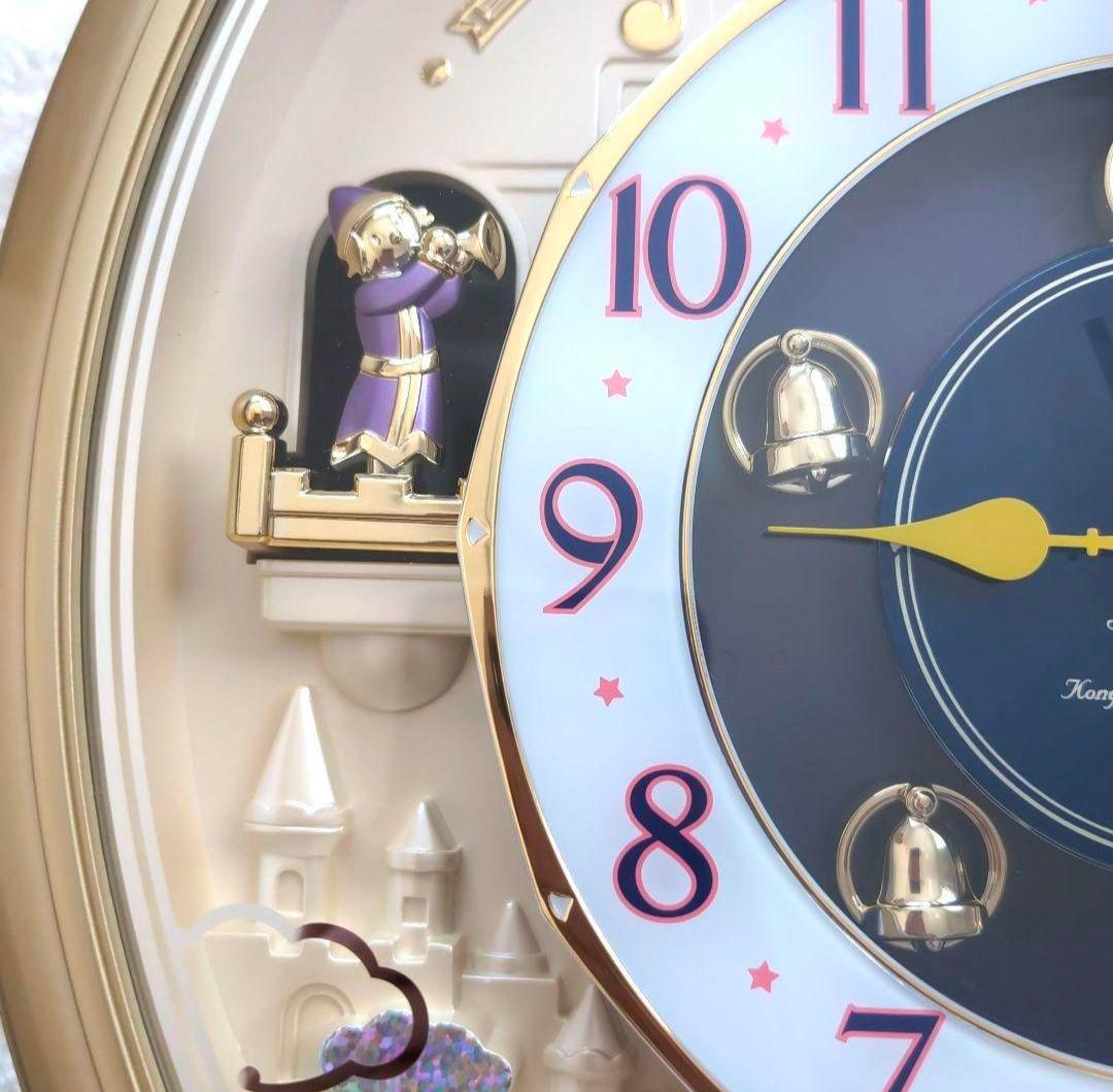 【美品】SEIKO からくり時計 電波時計 ウェーブシンフォニークリスマスソング