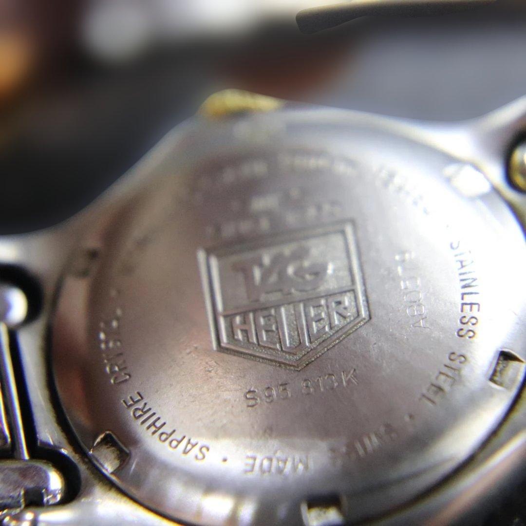 タグホイヤー　Sel　S95.813K　腕時計　メンズ　34ｍｍ　クオーツ　白