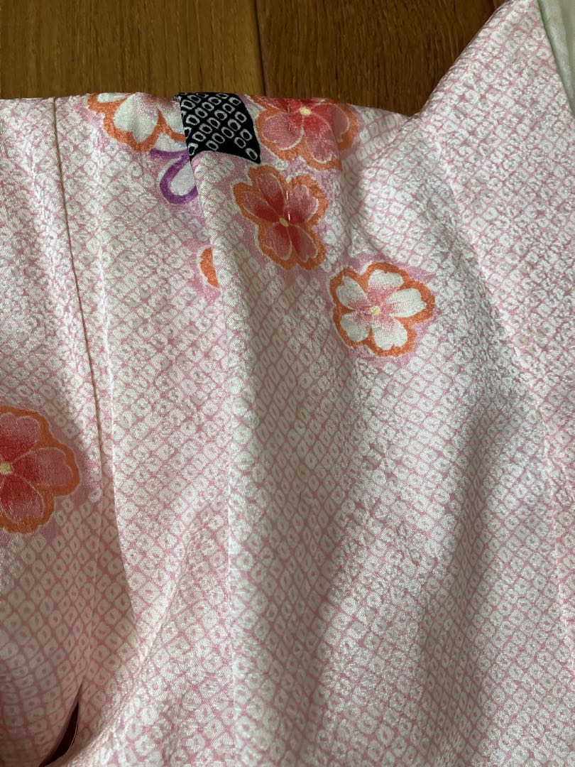 7歳　七五三　正絹着物　小物フルセット