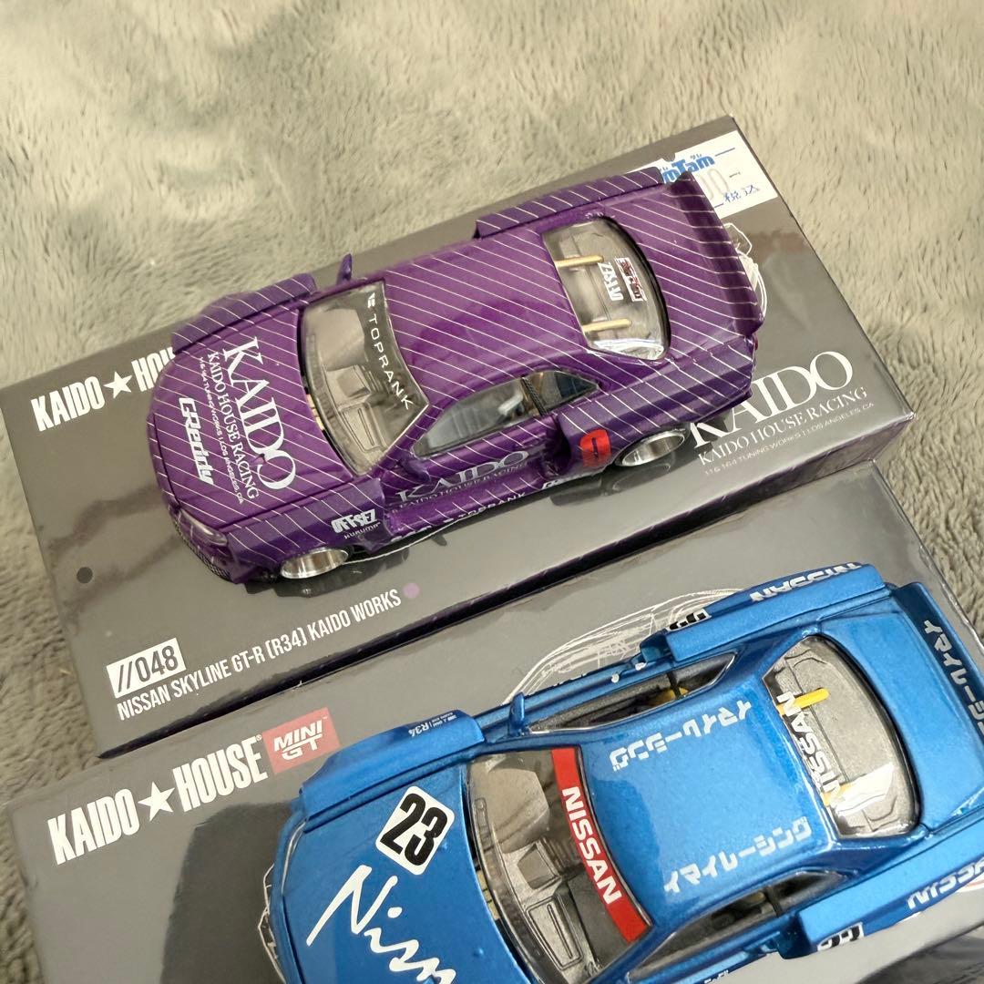 ミニカー KAIDO HOUSE GT-R R34 //048 049 055