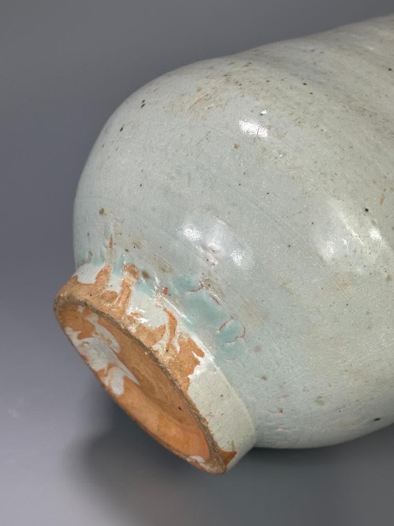 韓国美術 李朝時代 白磁 大徳利 大花瓶 堅手 時代 古物保証 朝鮮