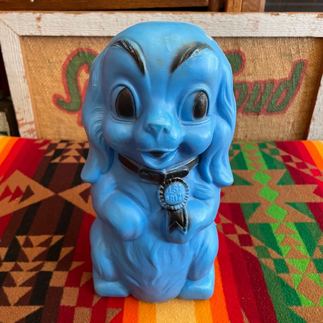 希少！ 70's〜アメリカアンティーク　犬の貯金箱　　アメトイUSAヴィンテージ