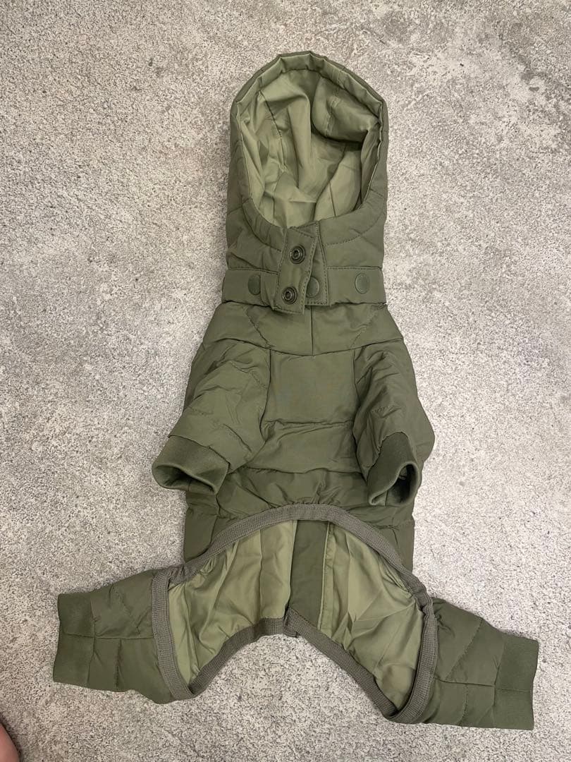 snow peak 犬用ダウンジャケット オリーブグリーン