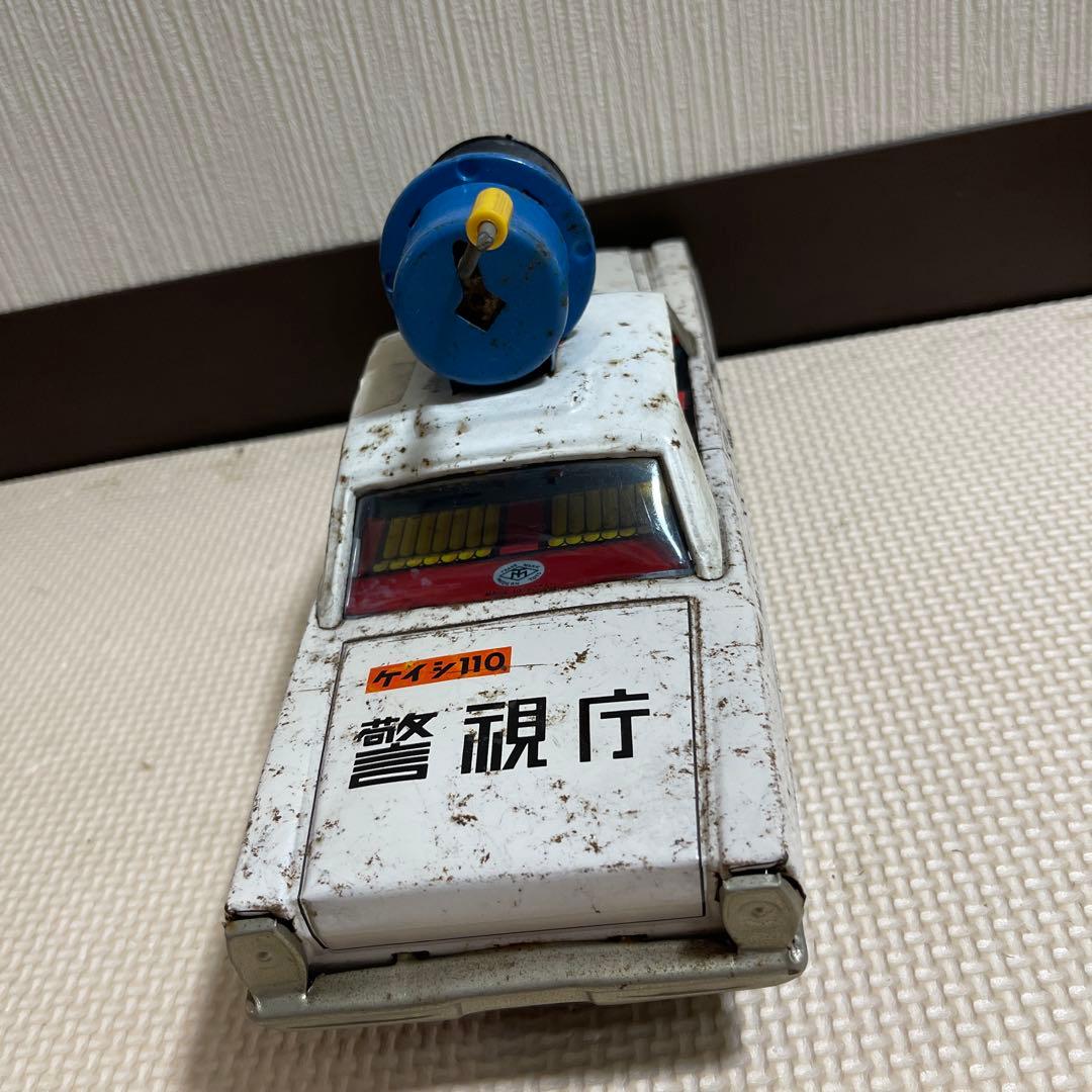 ブリキのおもちゃ パトカー 野村トーイ 初期 野村トーイ製 1960s 電動