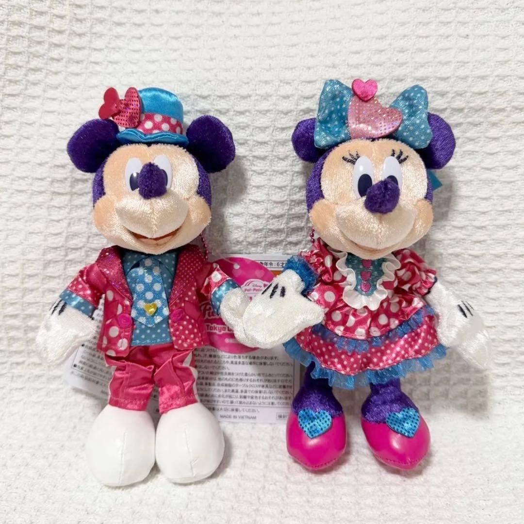 パルパル ミニーのファンダーランド ミッキー ミニー ぬいぐるみバッジ