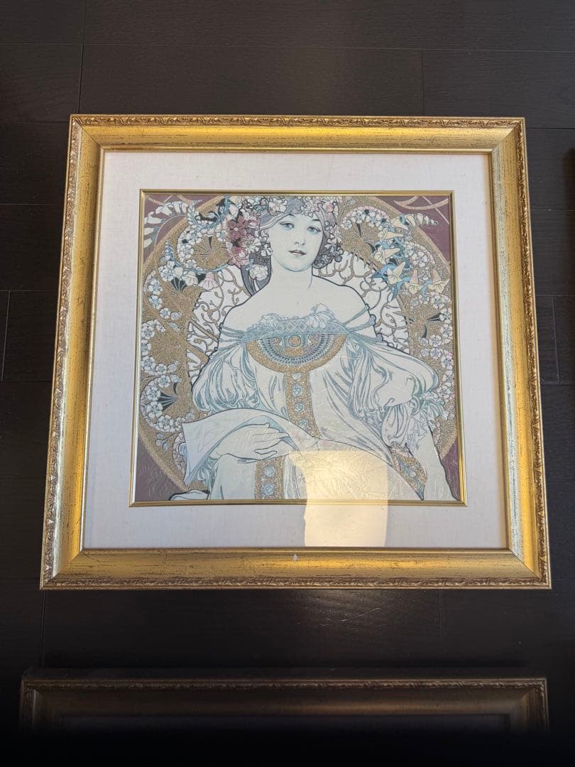 アールヌーボー 女性像 4点セット