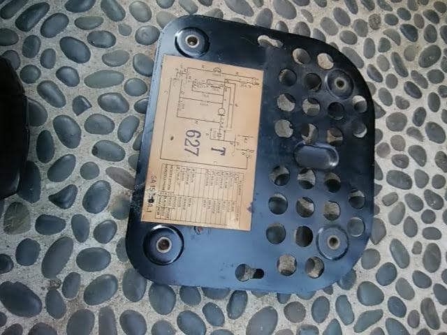 アンティーク ベルギー製 RTT 56 ダイヤル式黒電話