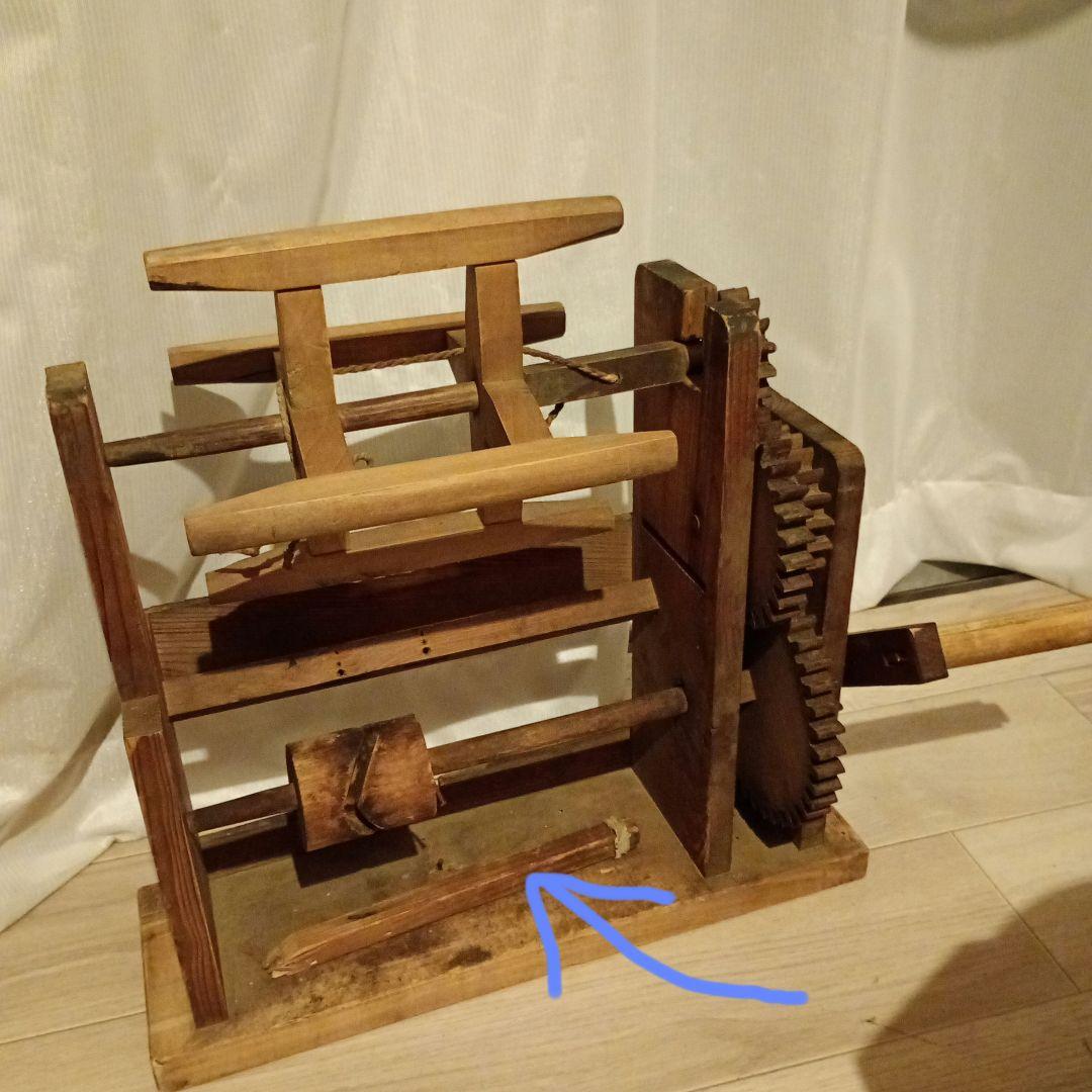 骨董 アンティーク 座繰り機 糸巻き機