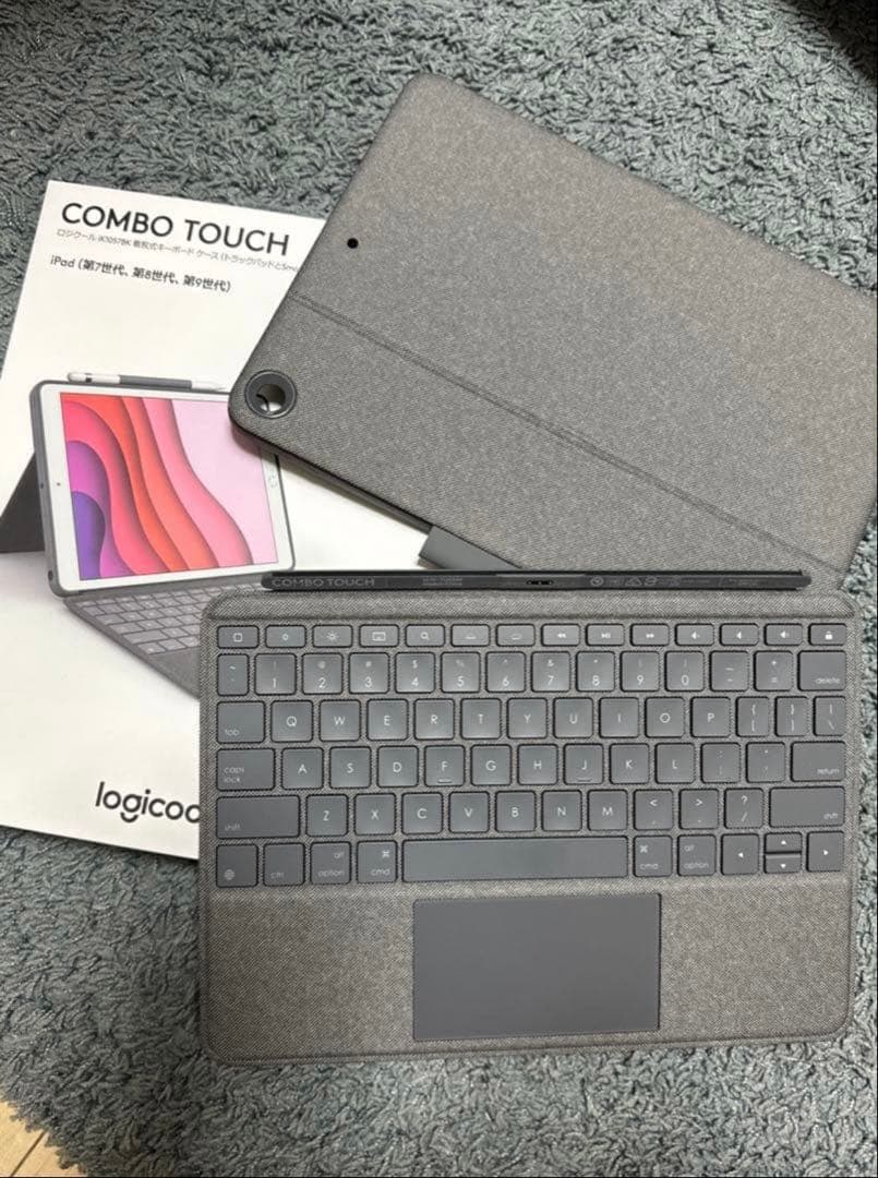 ロジクール COMBO TOUCH iPad（第7世代、第8世代、第9世代) - メルカリ