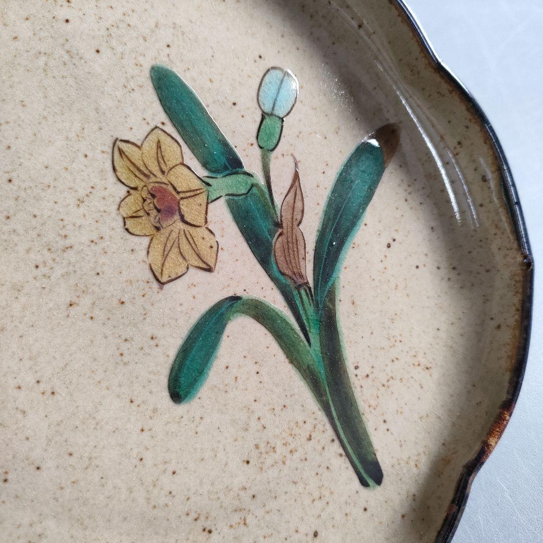 A907-3/勲 造/花草文銘々皿5客/小鉢/向付/絵変わり/飾