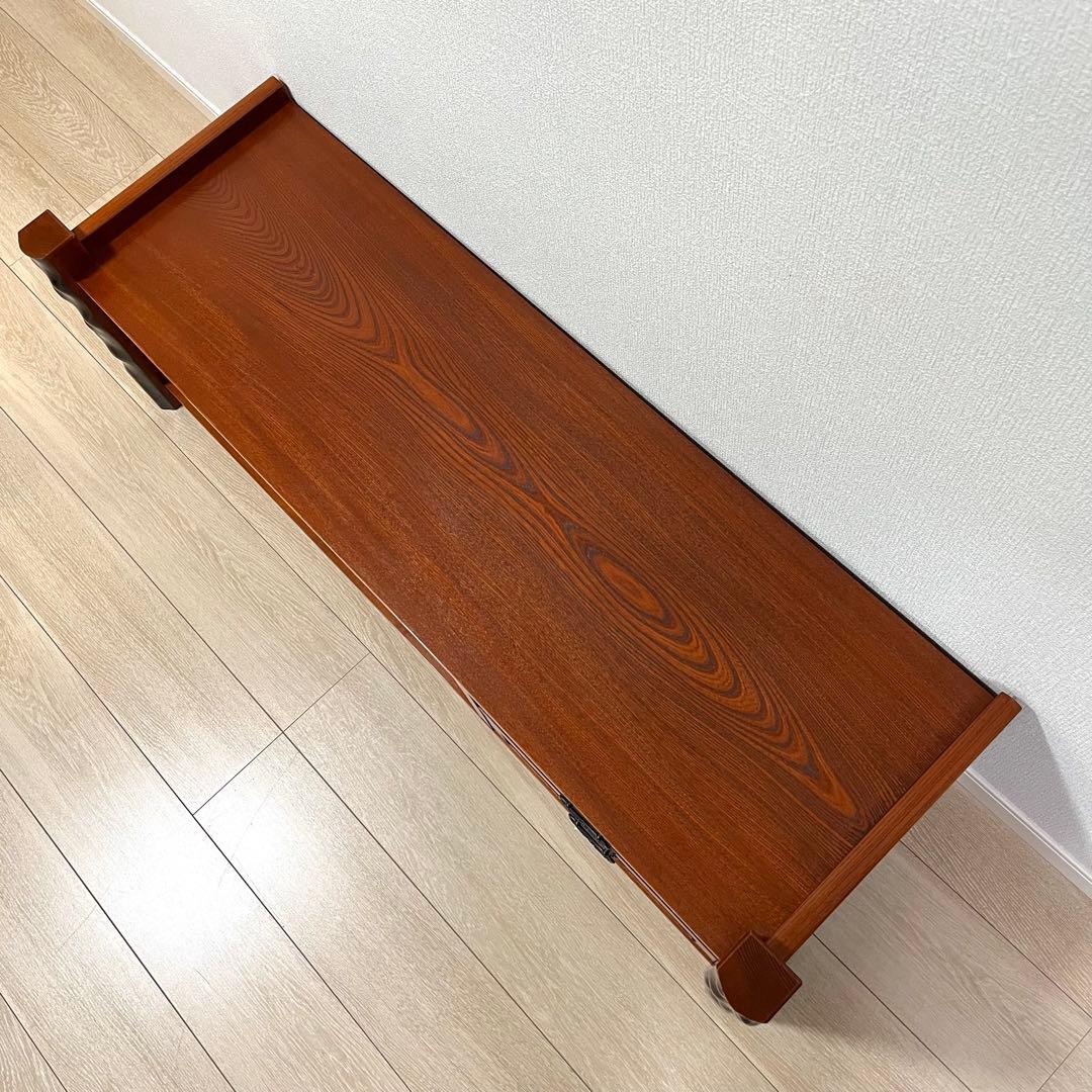 ち05）【からくり隠し箱付き】置床 置き床 ローボード テレビ台 飾り台