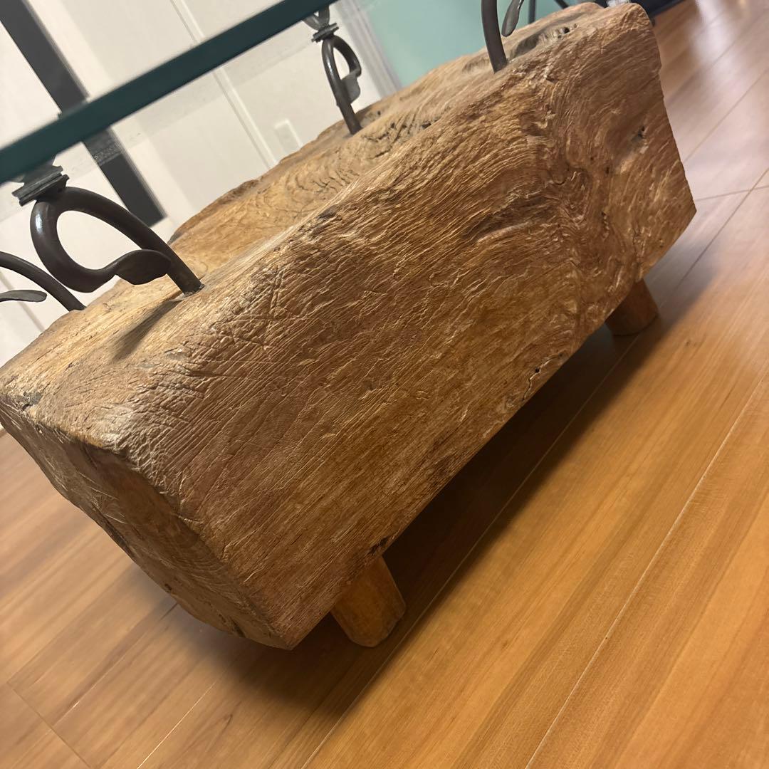 ヴィンテージ アンティーク 手彫り テーブル 猫足テーブル 高級 家具
