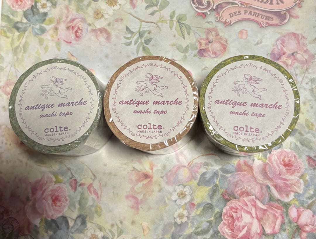廃盤 コルテ マスキングテープ アンティークマルシェ