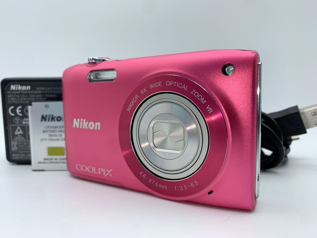 Nikon COOLPIX S3300 ピンク ニコン コンデジ カメラ Nikon COOLPIX