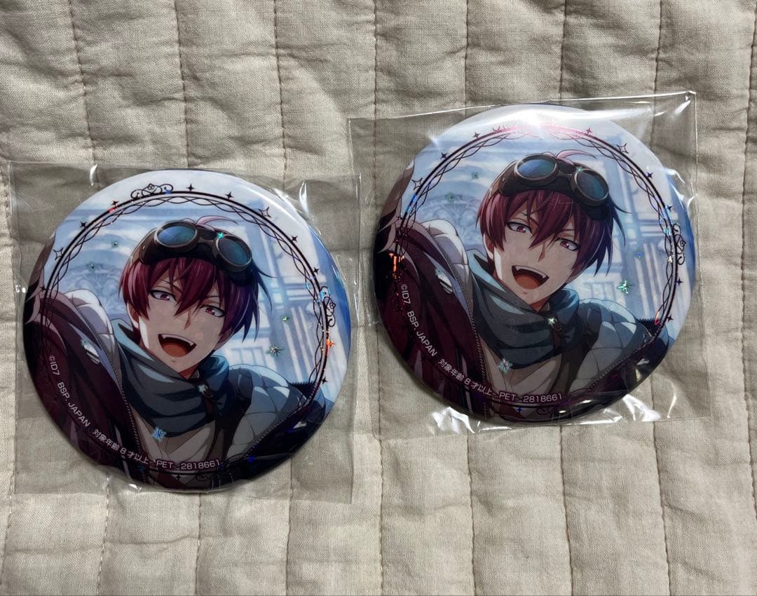 2個】アイドリッシュセブン ホログラム缶バッジ 記念日2024 狗丸トウマ