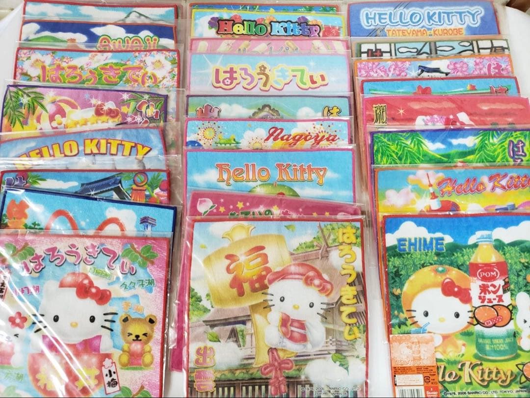 ハローキティ ご当地タオル 115枚セット ハローキティ ご当地タオル