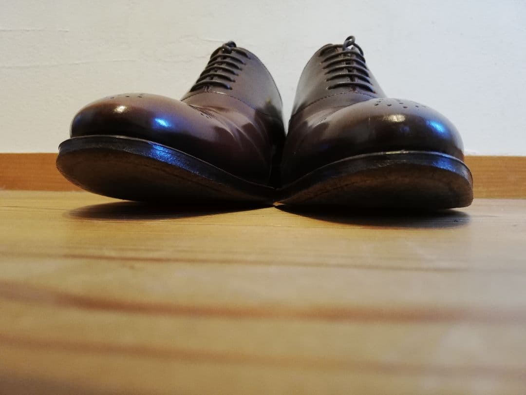 【程度良】ペルフェットperfettoコードバン27cm グッドイヤーウェルト