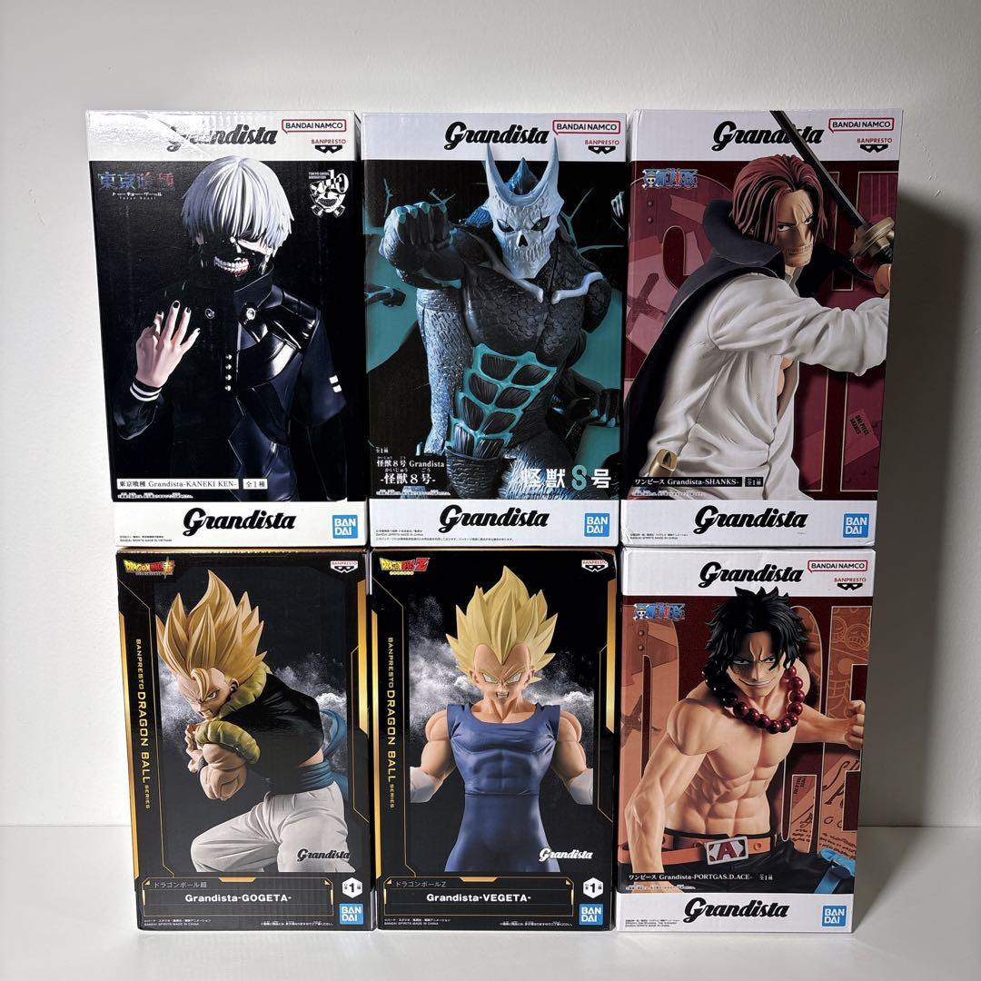 未開封 Grandista フィギュア 6体セット ドラゴンボール 怪獣8号など