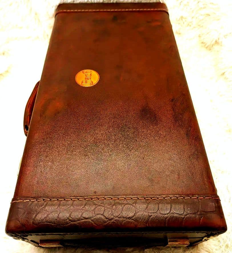 値下げ●Bach バッグ 希少◆B♭トランペットシングルケース ブラウン