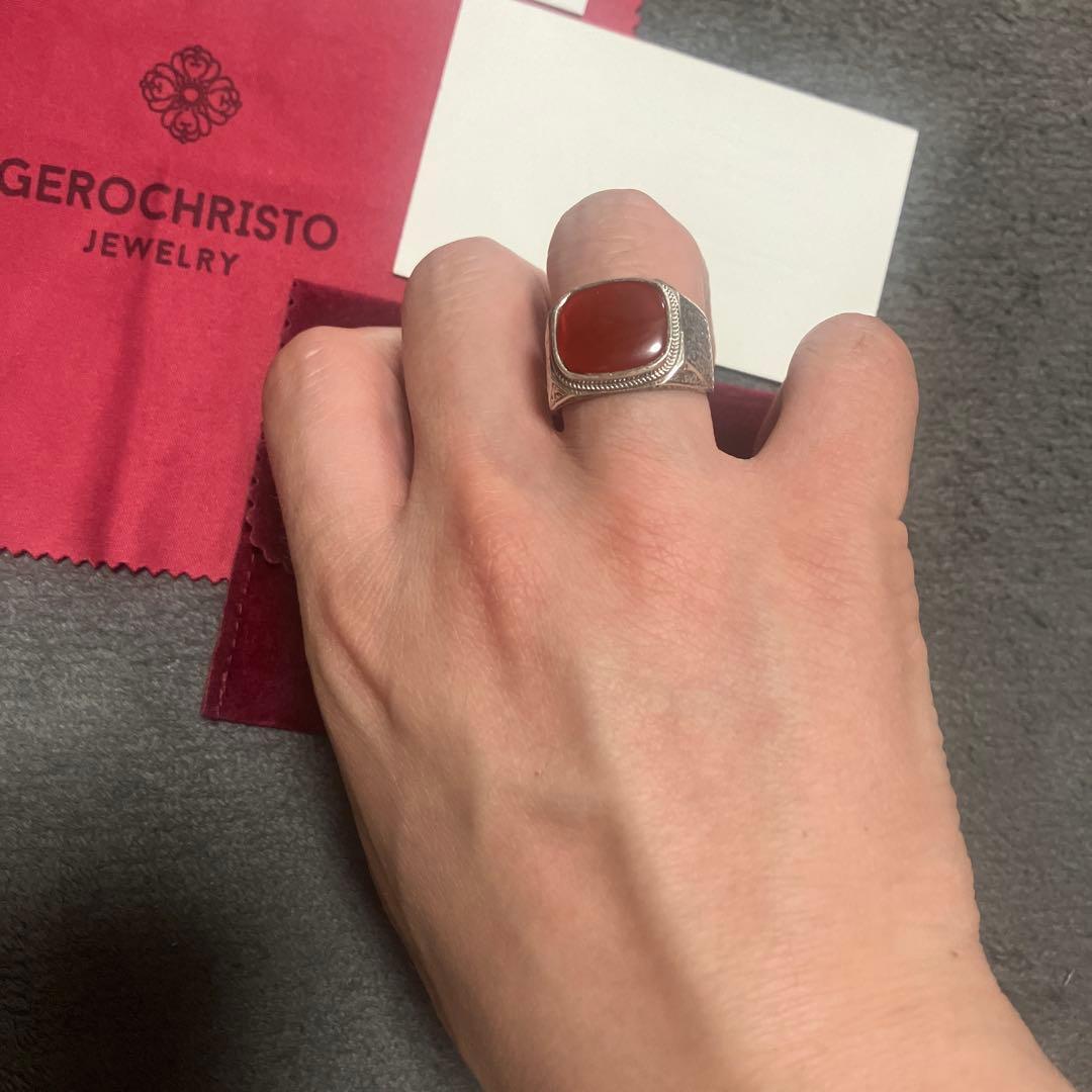 ジェロクリスト　Gerochristo リング　指輪　赤　レッド　0707
