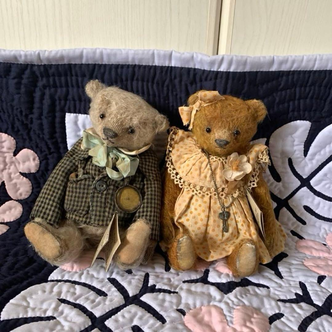 スーレイン海外アーティスト作家テディベア2体セット単体購入可