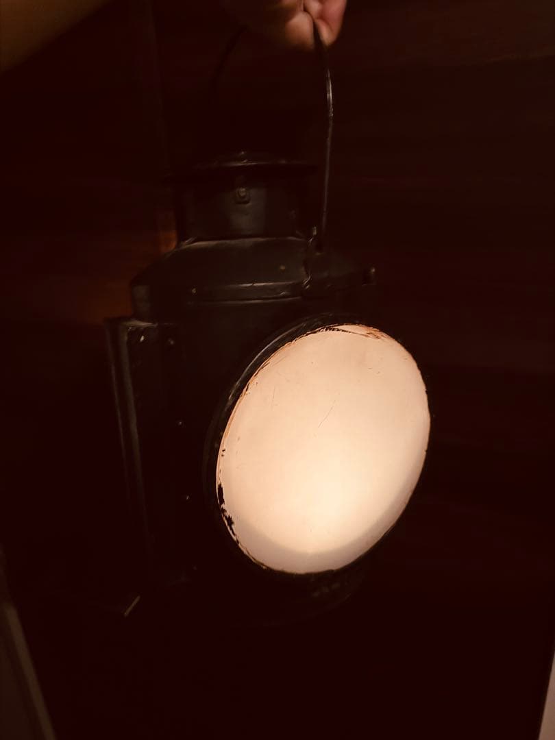 国鉄　信号合図燈　信号灯　鉄道グッズ　アンティーク　ライト