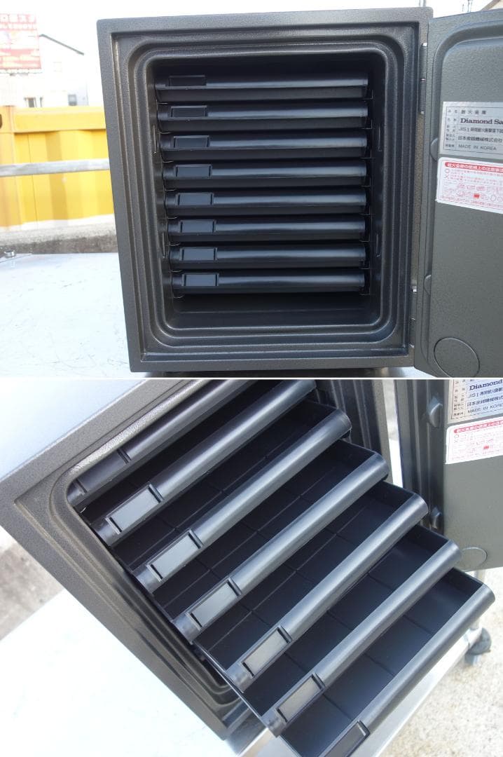 M▽ダイヤルセーフ ダイヤモンドセーフ 耐火金庫 (38945) 家具