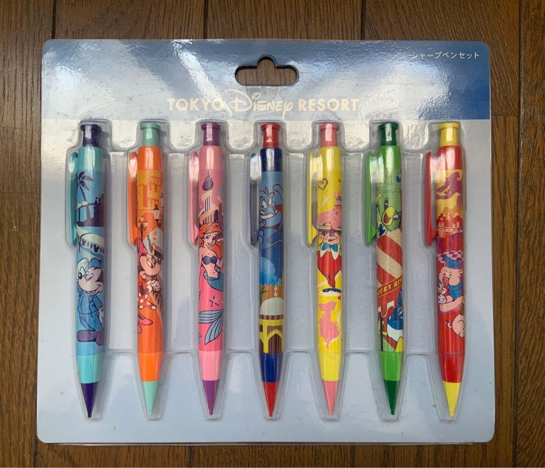 東京ディズニーリゾート シャープペン7本セット レトロ - メルカリ