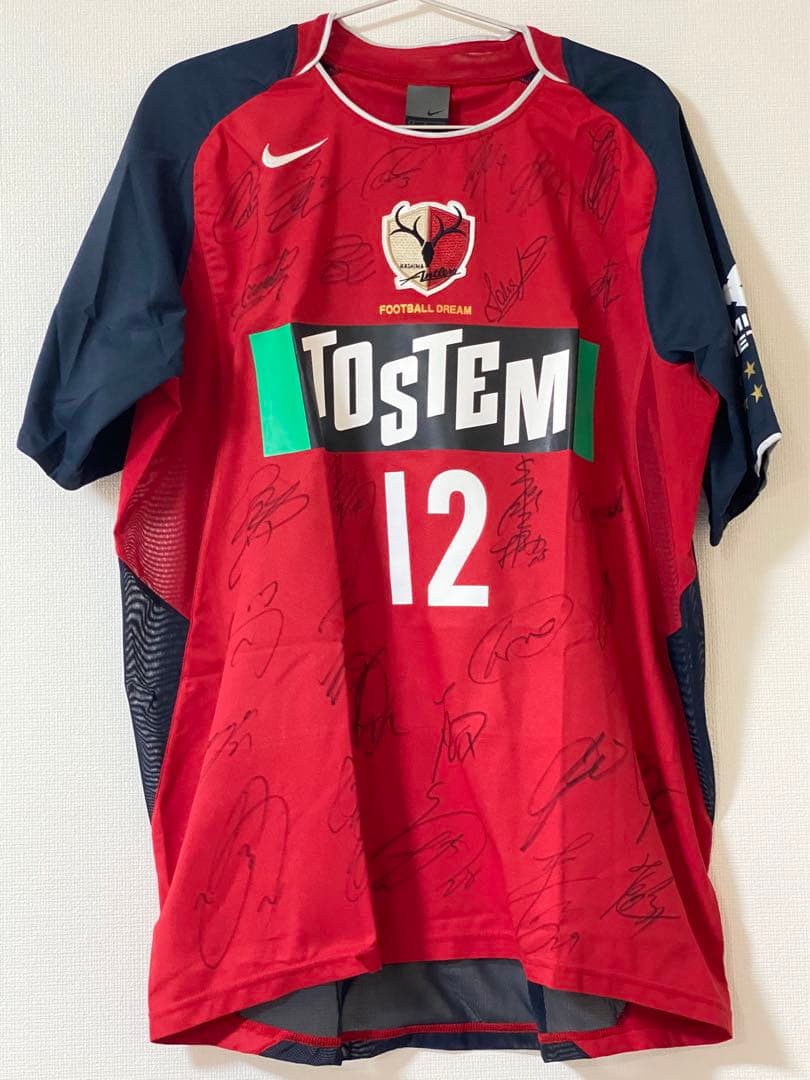 鹿島アントラーズ サイン入りユニフォーム - メルカリ