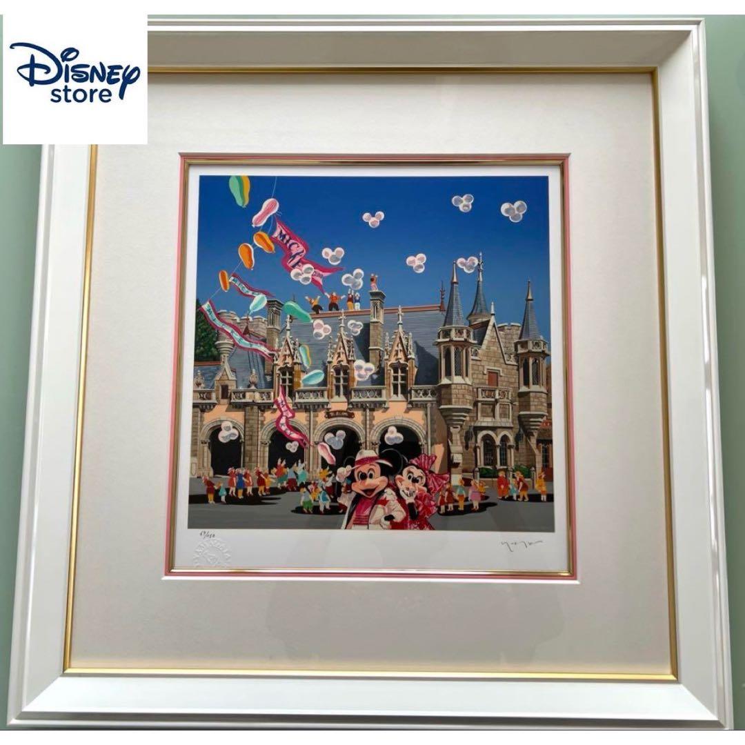 ヒロヤマガタ ディズニー シルクスクリーン「ミッキークラウド」【鑑定