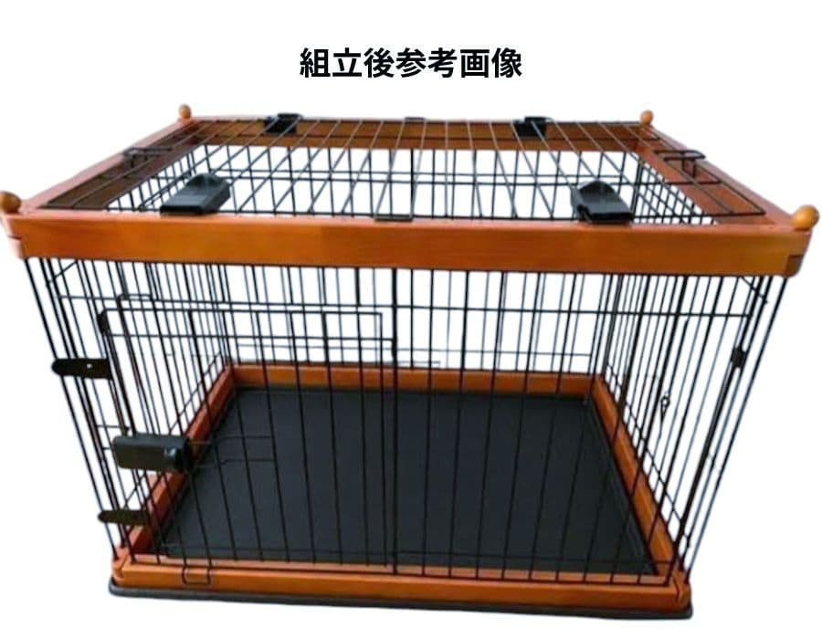 未使用品】【送料無料】ATSU ペットケージ 犬 木製ゲージ - メルカリ