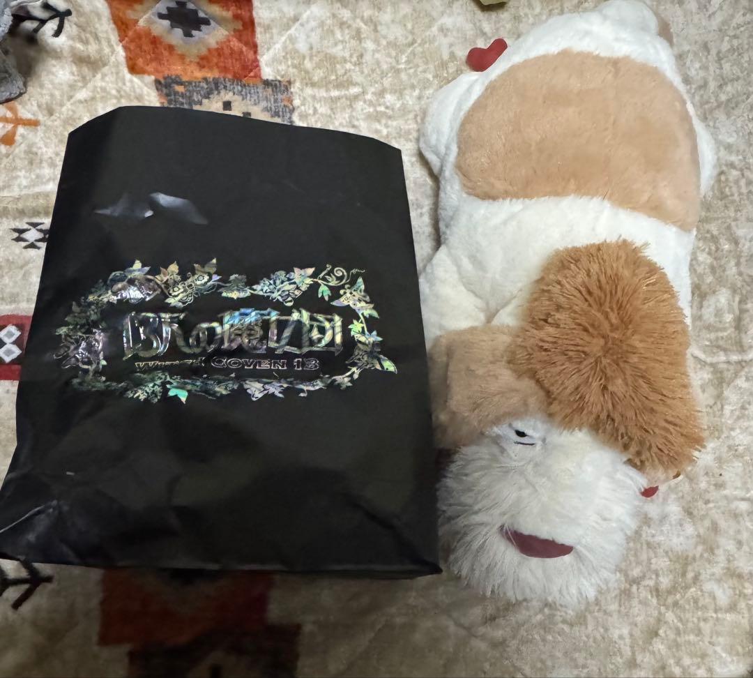 ジブリパーク　特大ぬいぐるみ　ヒン　魔女の谷　限定　 ハウルの動く城　紙袋