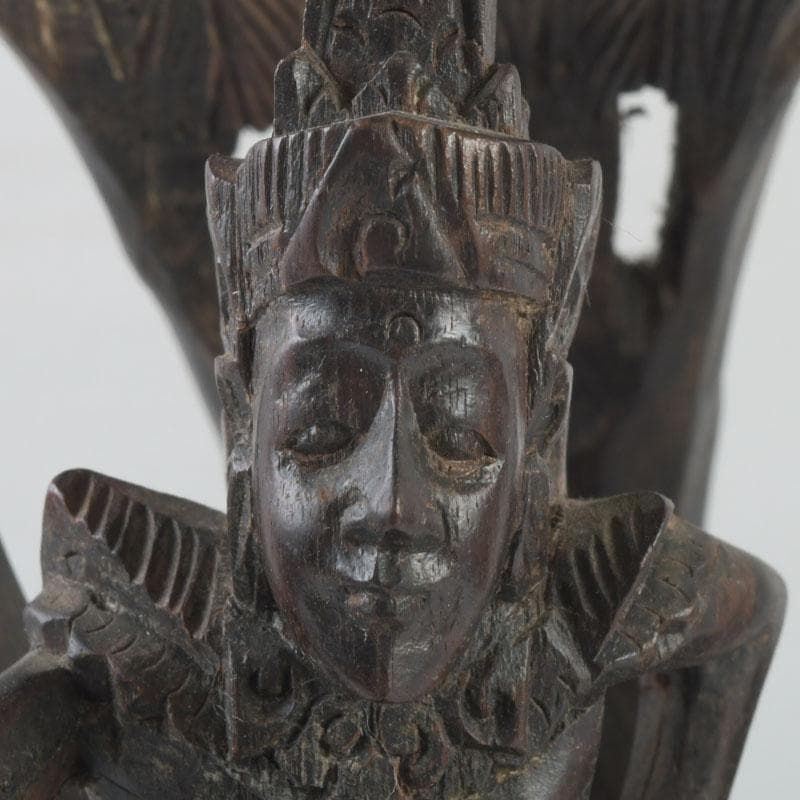 バリ島 インドネシア 木彫 ガルーダ像 置物 V 9380