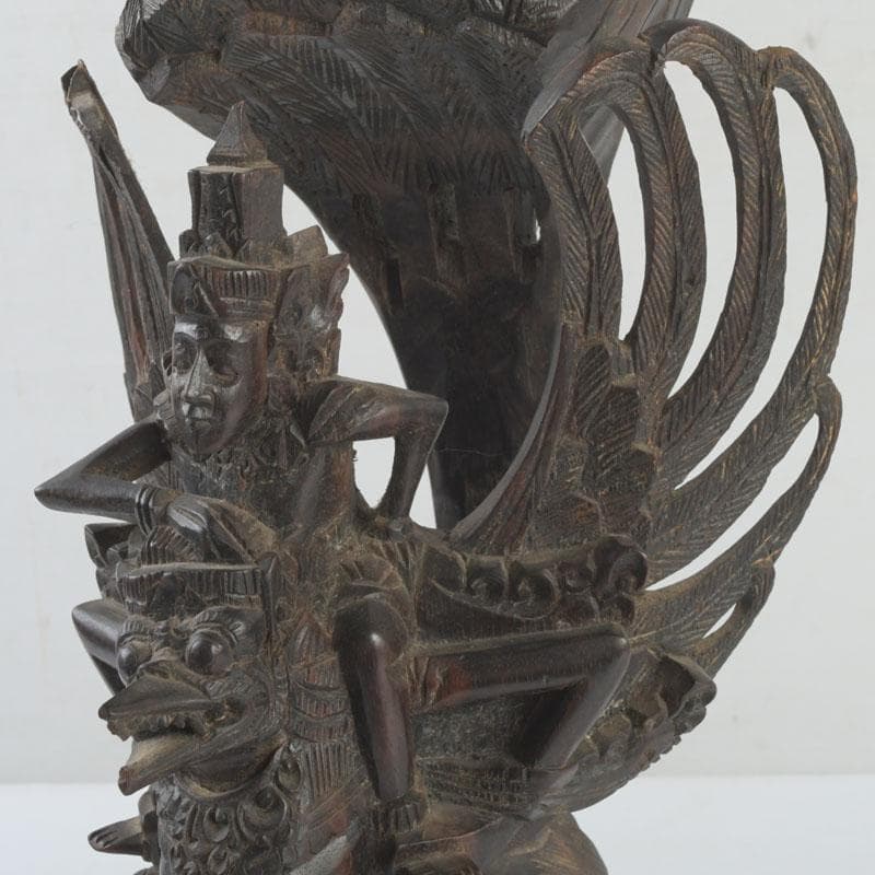 バリ島 インドネシア 木彫 ガルーダ像 置物 V 9380