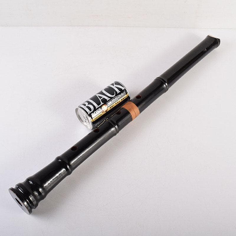 和楽器 木管楽器 岡見周二作 尺八 縦笛 仕覆付 共布共
