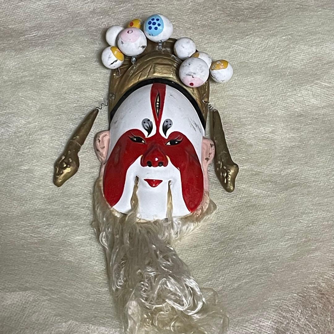神楽面能面インテリア壁かけミニ