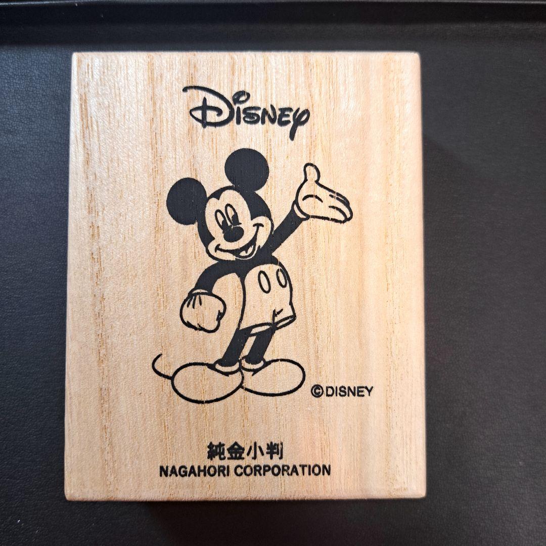 Disney ディズニー ミッキー・マウス 純金 小判 3g (3.2g)