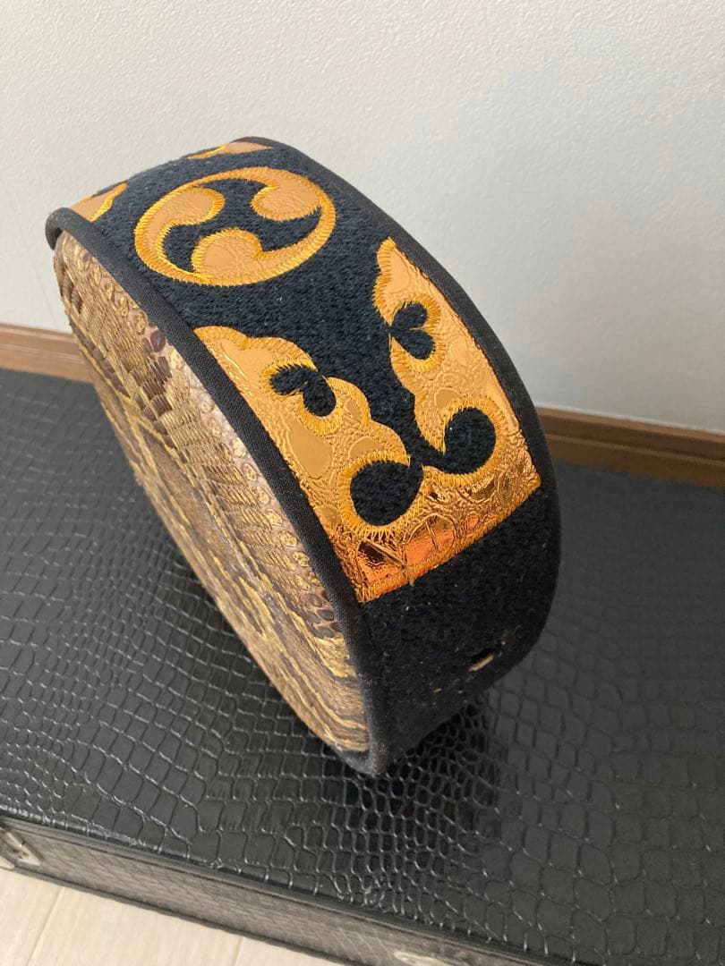 沖縄三味線　蛇皮　ケース付き　三板　工工四集