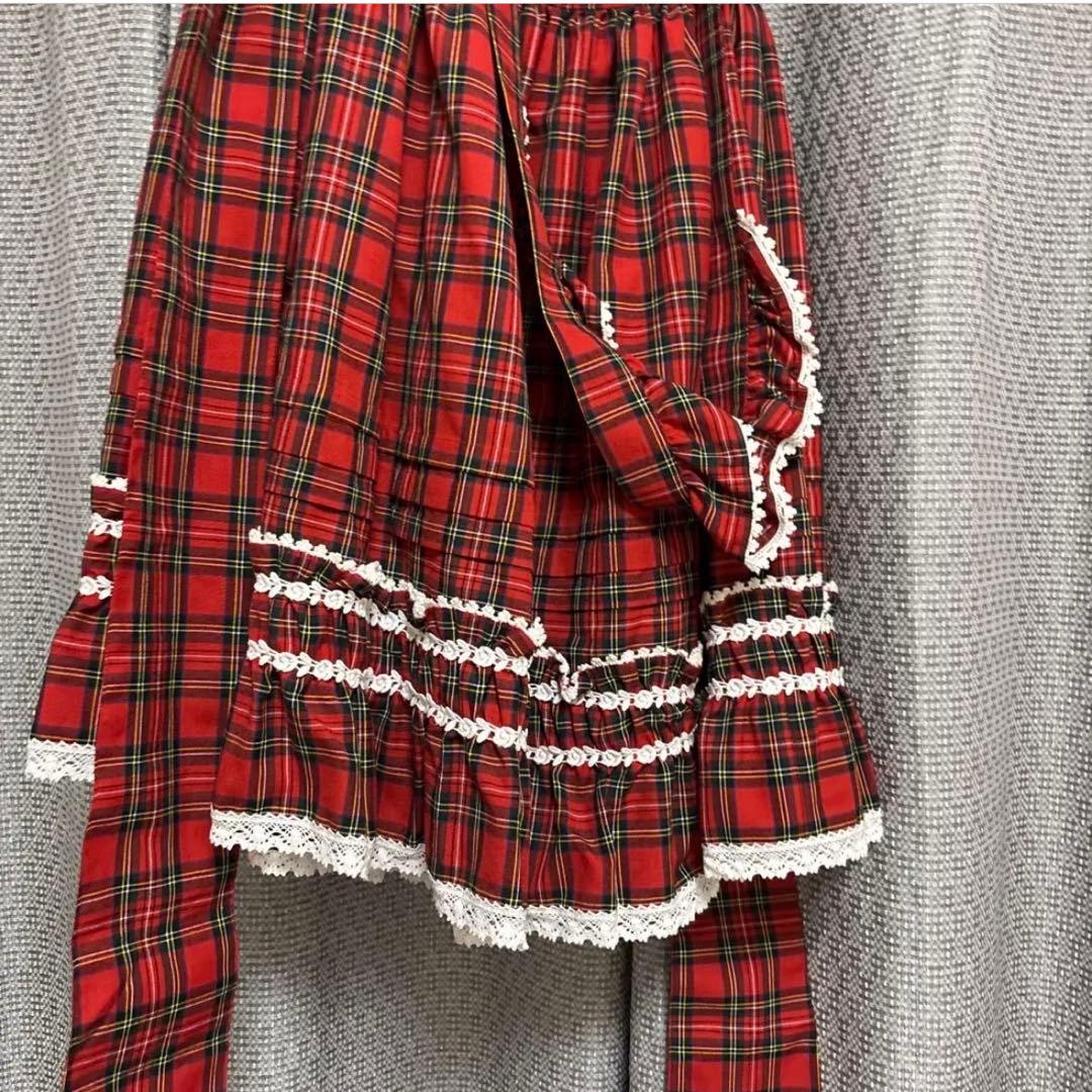 BABY Anniversaryタータンチェックジャケット&スカート エンジ