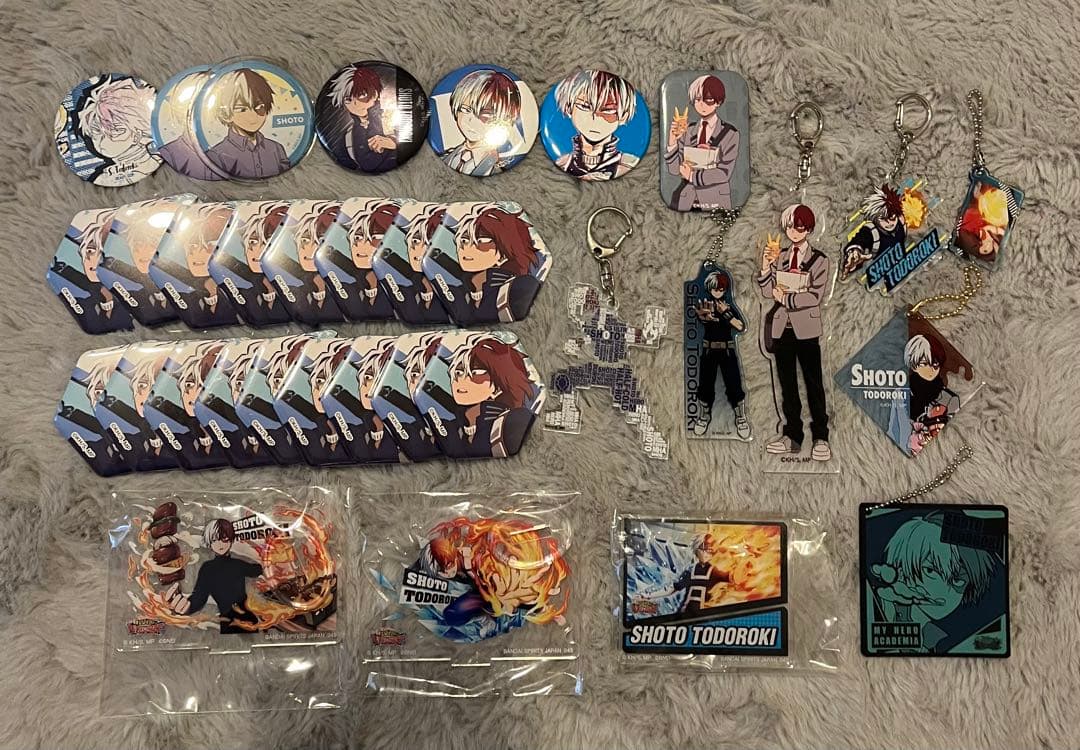 轟焦凍 グッズ まとめ売り アクスタ セット 35点 缶バッジ 等