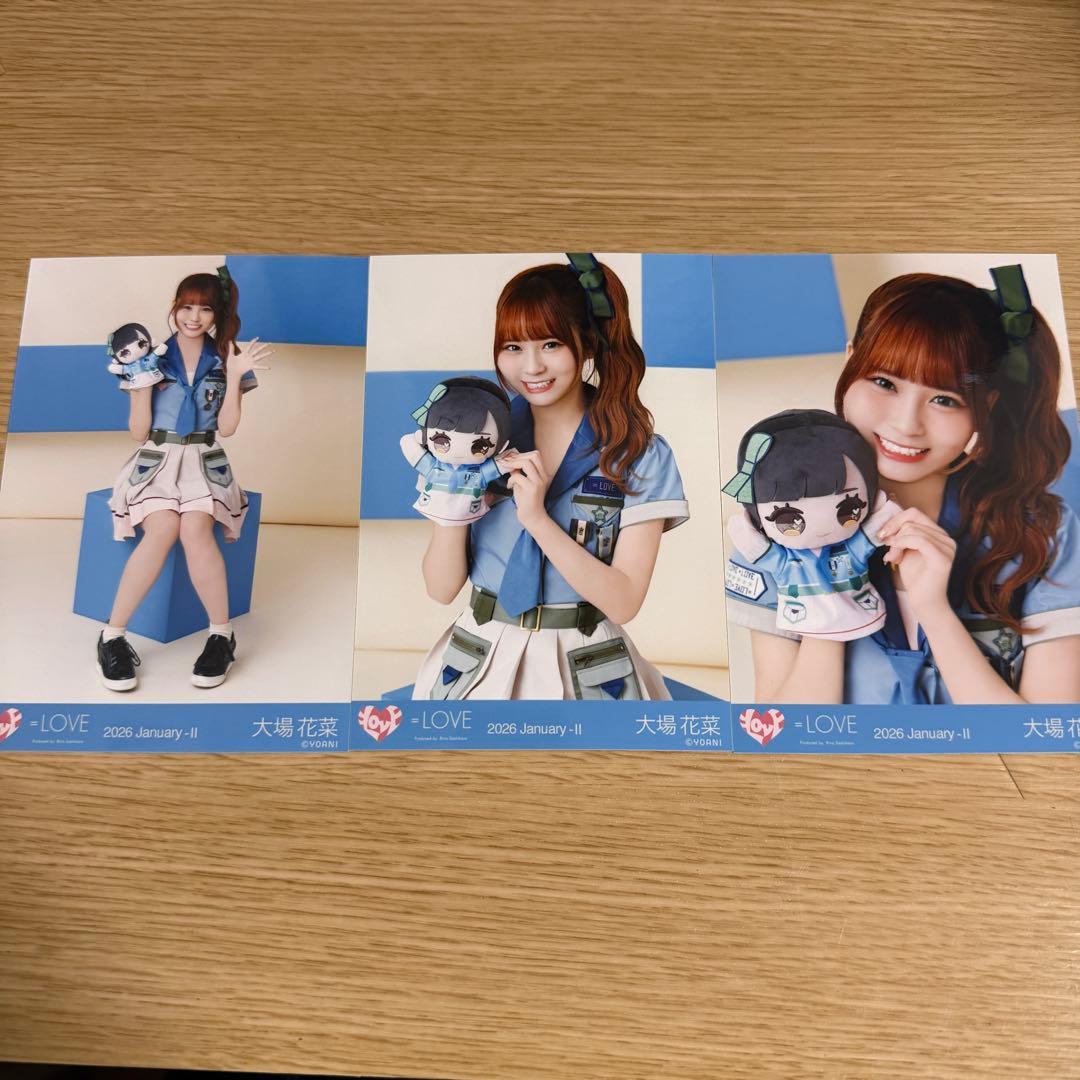 LOVE イコラブ 大場花菜 生写真 モーリーファンタジーコラボ④ コンプ