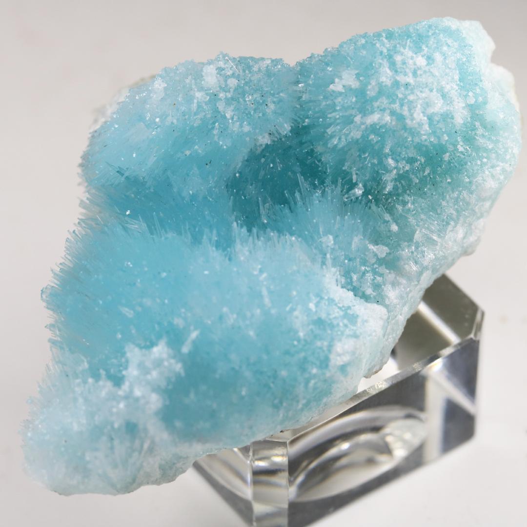 中国 雲南省産 ブルーアラゴナイト 鉱物標本